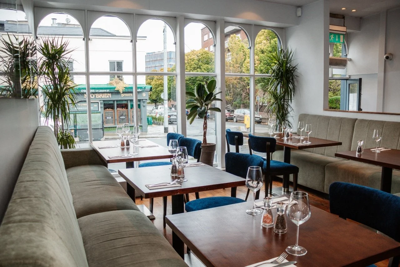 Restaurant interior seating